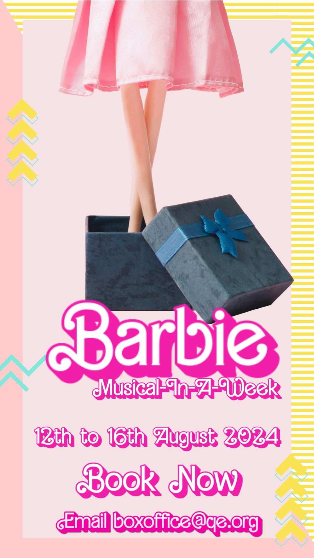 Learn Barbie the Musical in a week as one of QE's camps and courses.