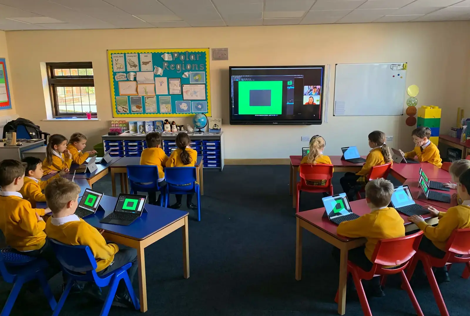 Chapter House pupils in computing class