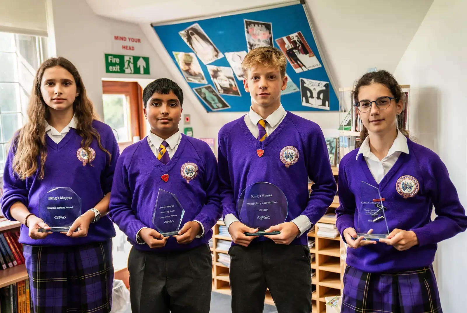 King's Magna pupils with English awards