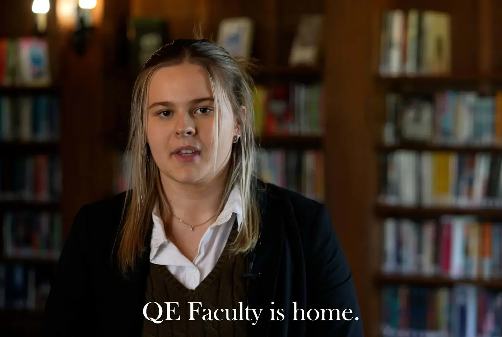 Female student talks about why she loves The Faculty of Queen Ethelburga's.