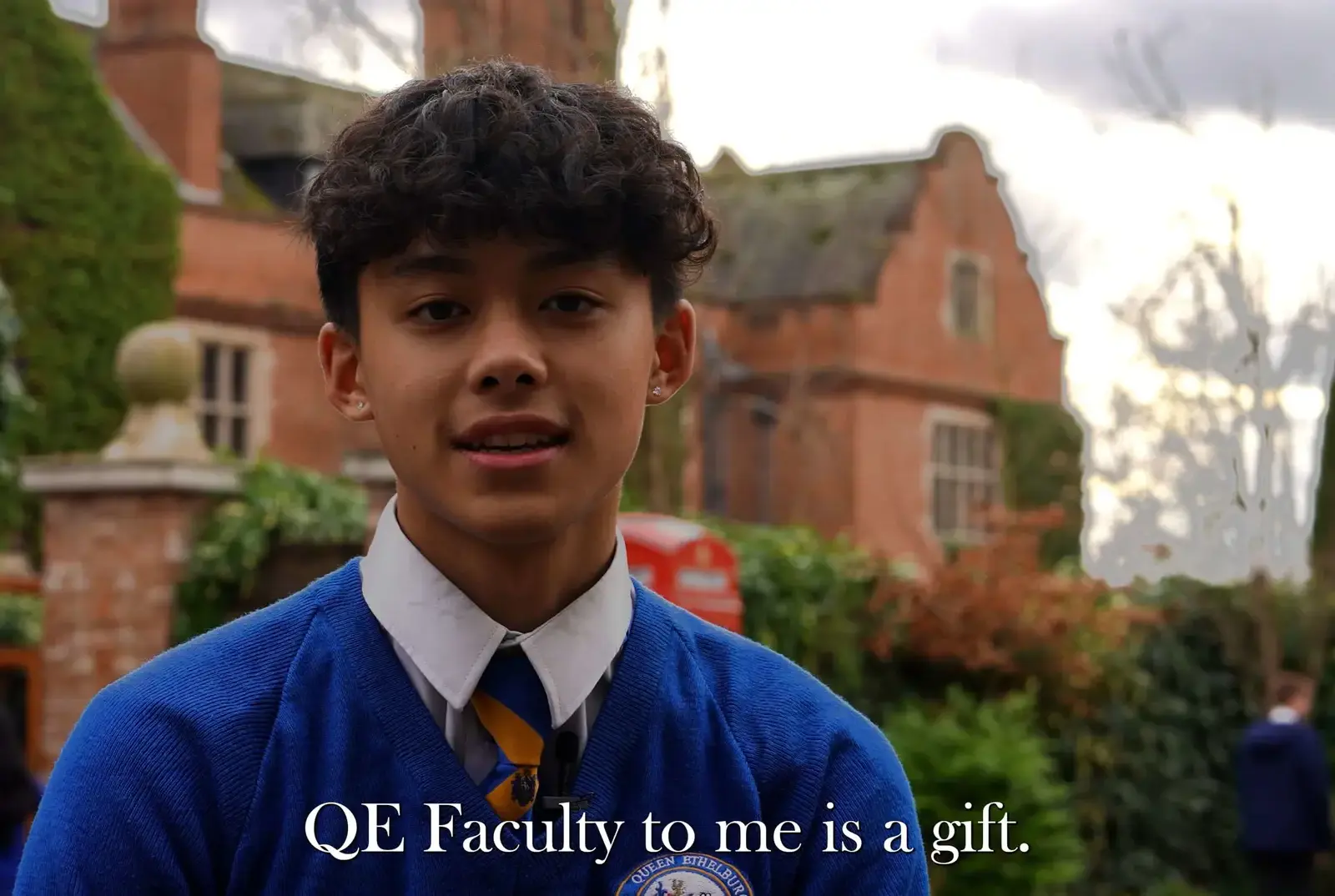 Male Faculty student talks about why he loves Queen Ethelburga's Collegiate.