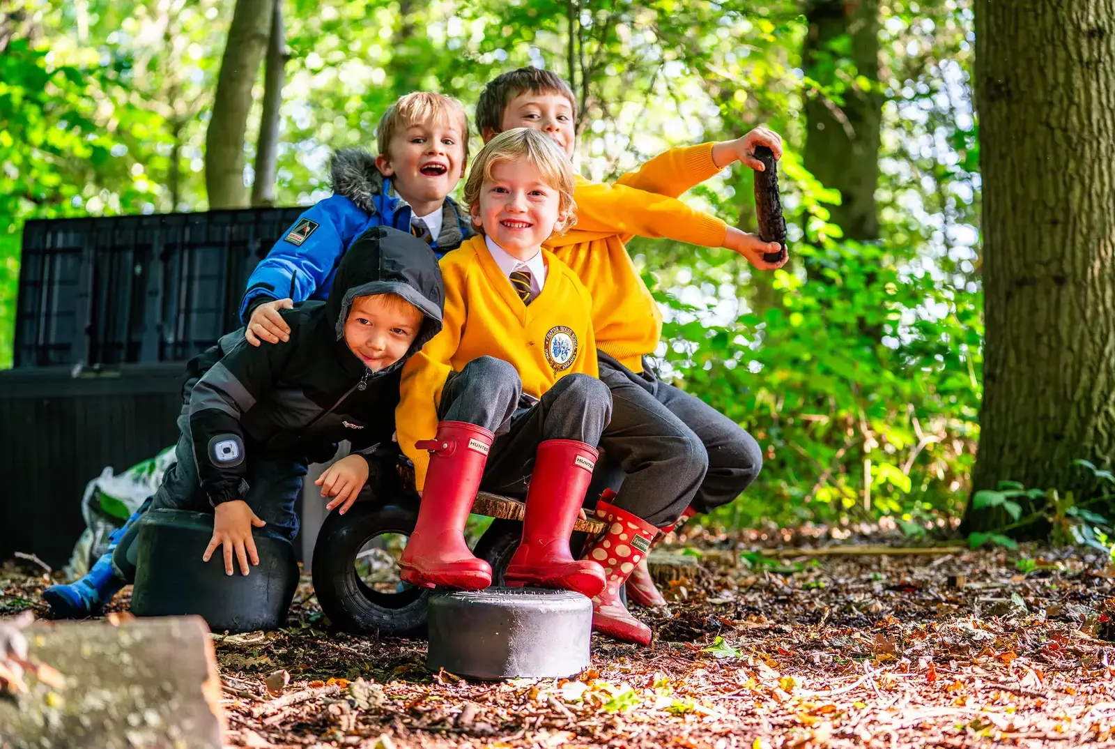Chapter House pupils in Forest School
