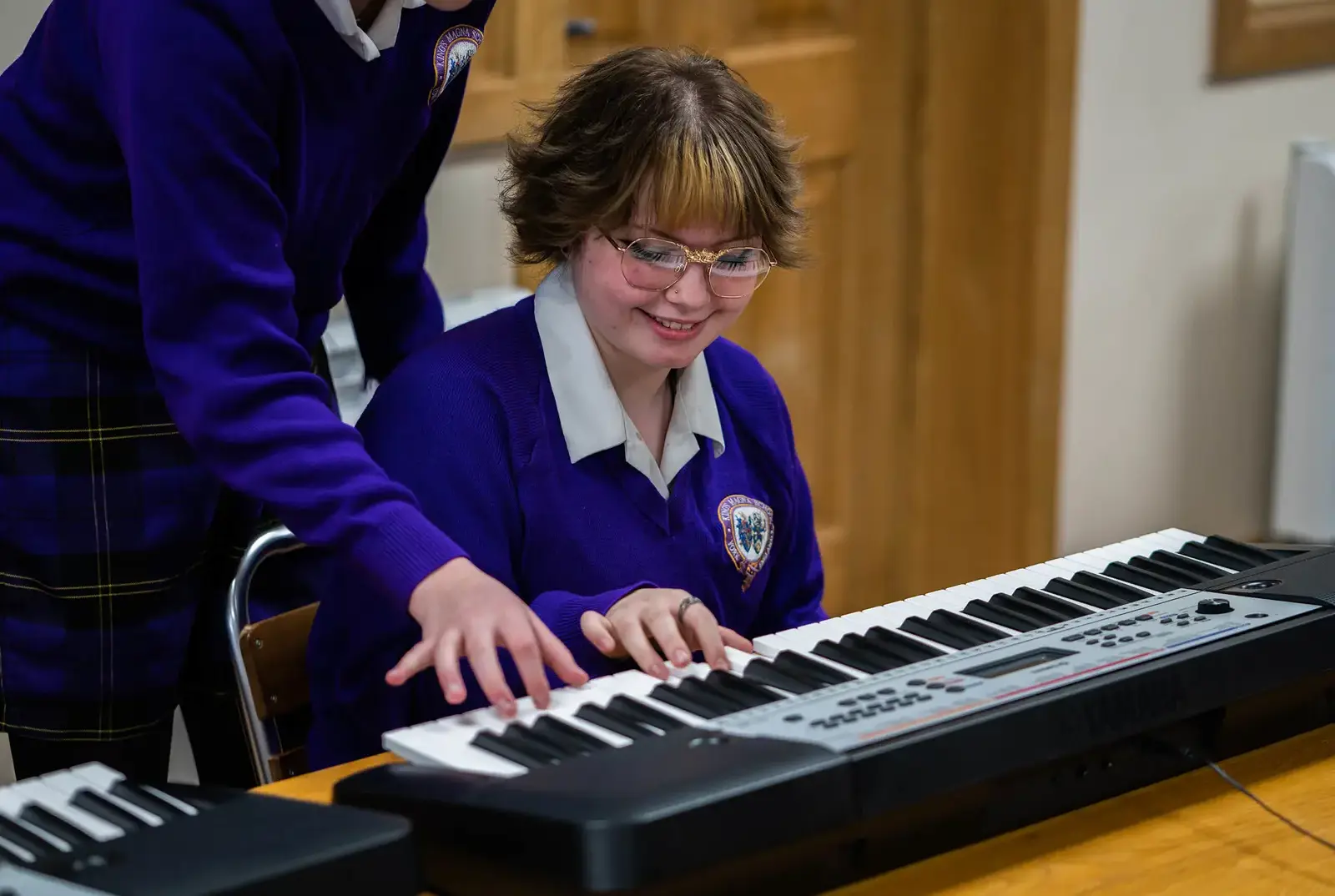 King's Magna Middle School music pupil