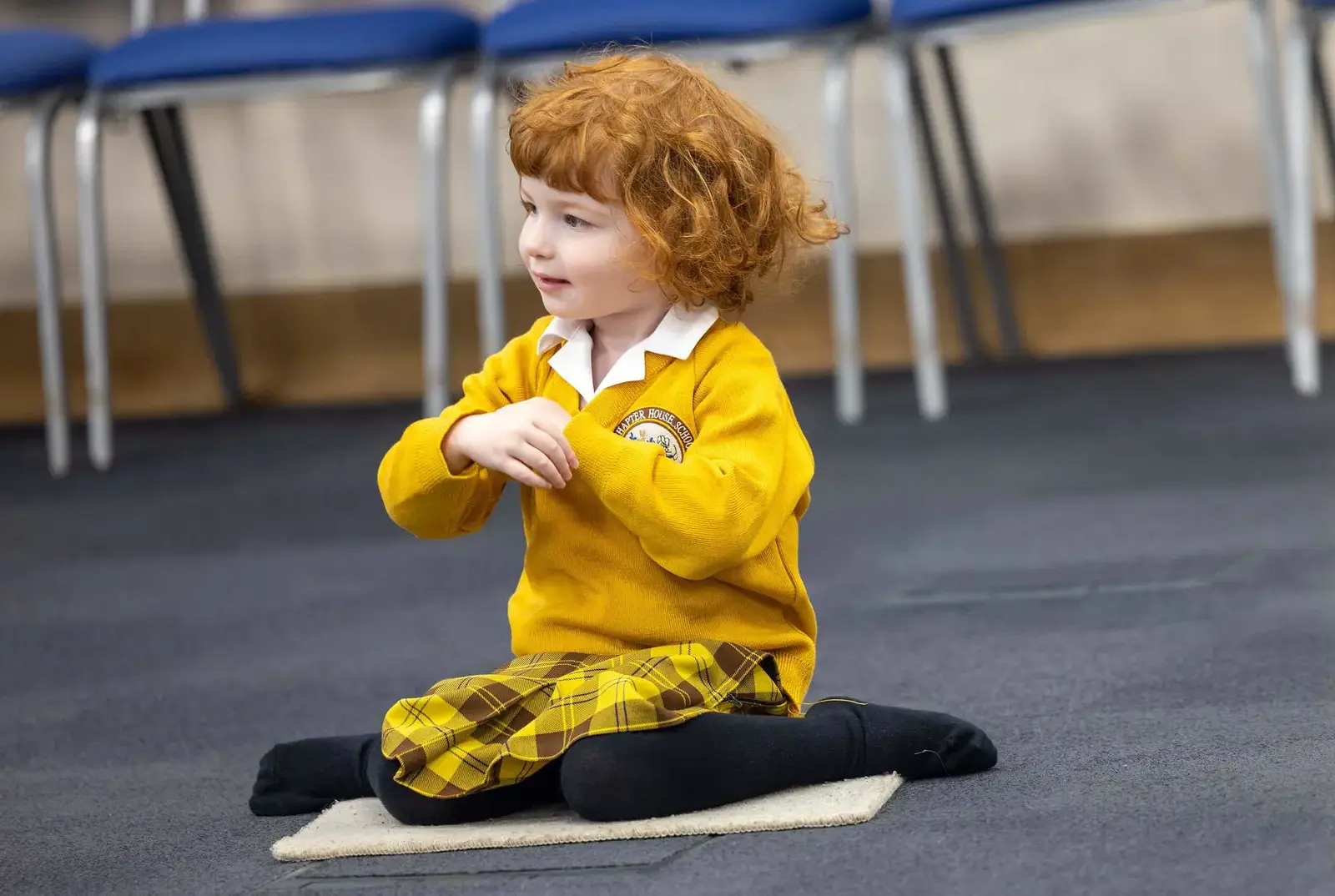 Young Chapter House pupil in class