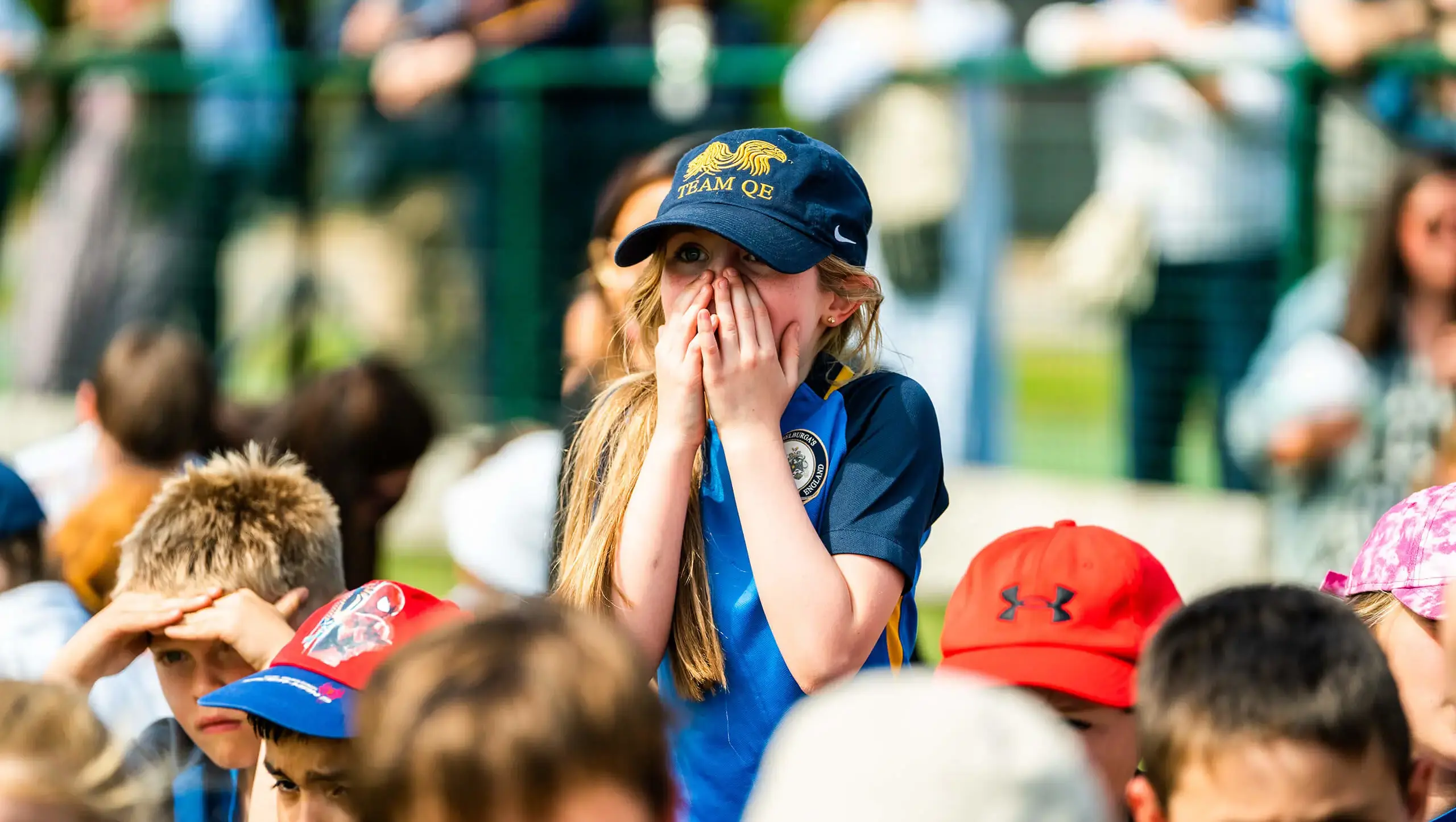 Chapter House student excited at Sports Day