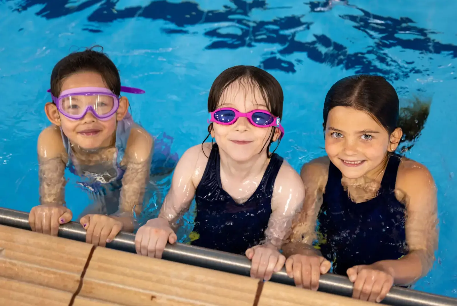 Chapter House pupils at a swimming lesson