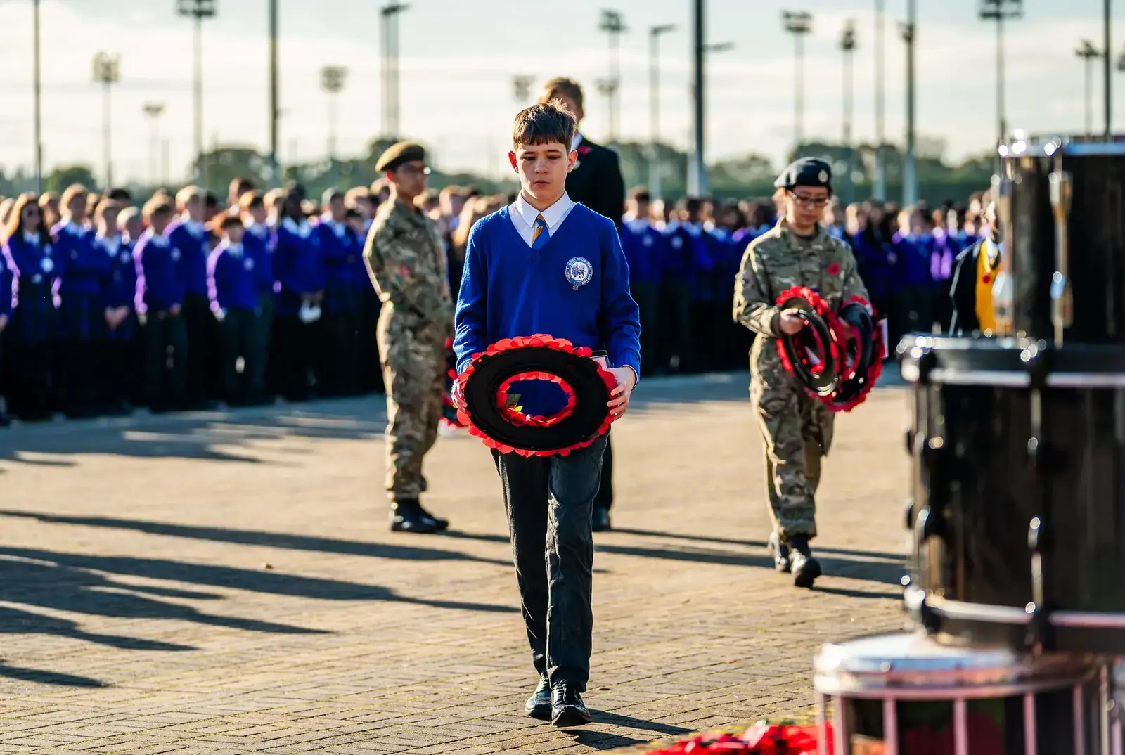 Queen Ethelburga's students at Rememberance Day services