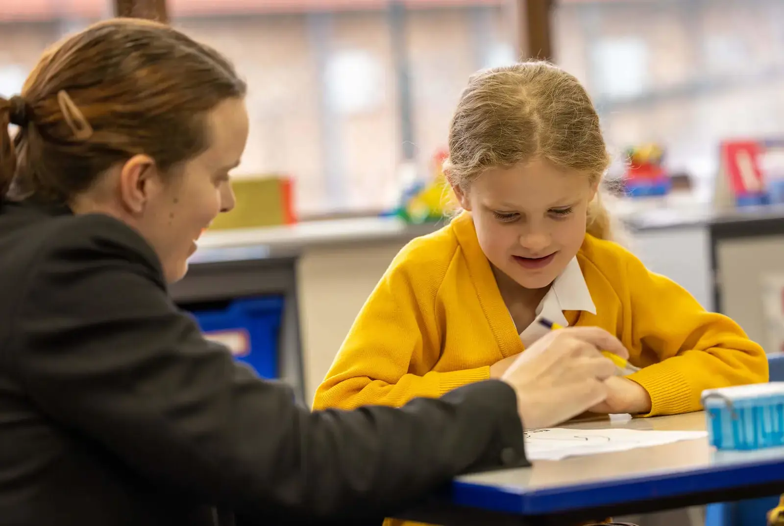 Chapter House pupil in class with teacher