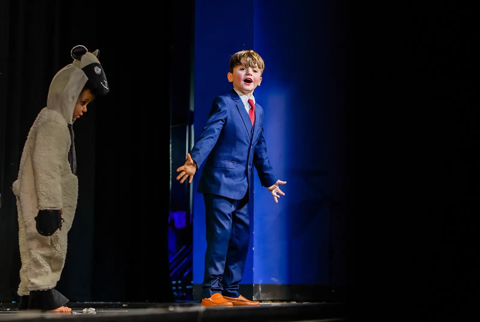 Chapter House pupil performing on stage