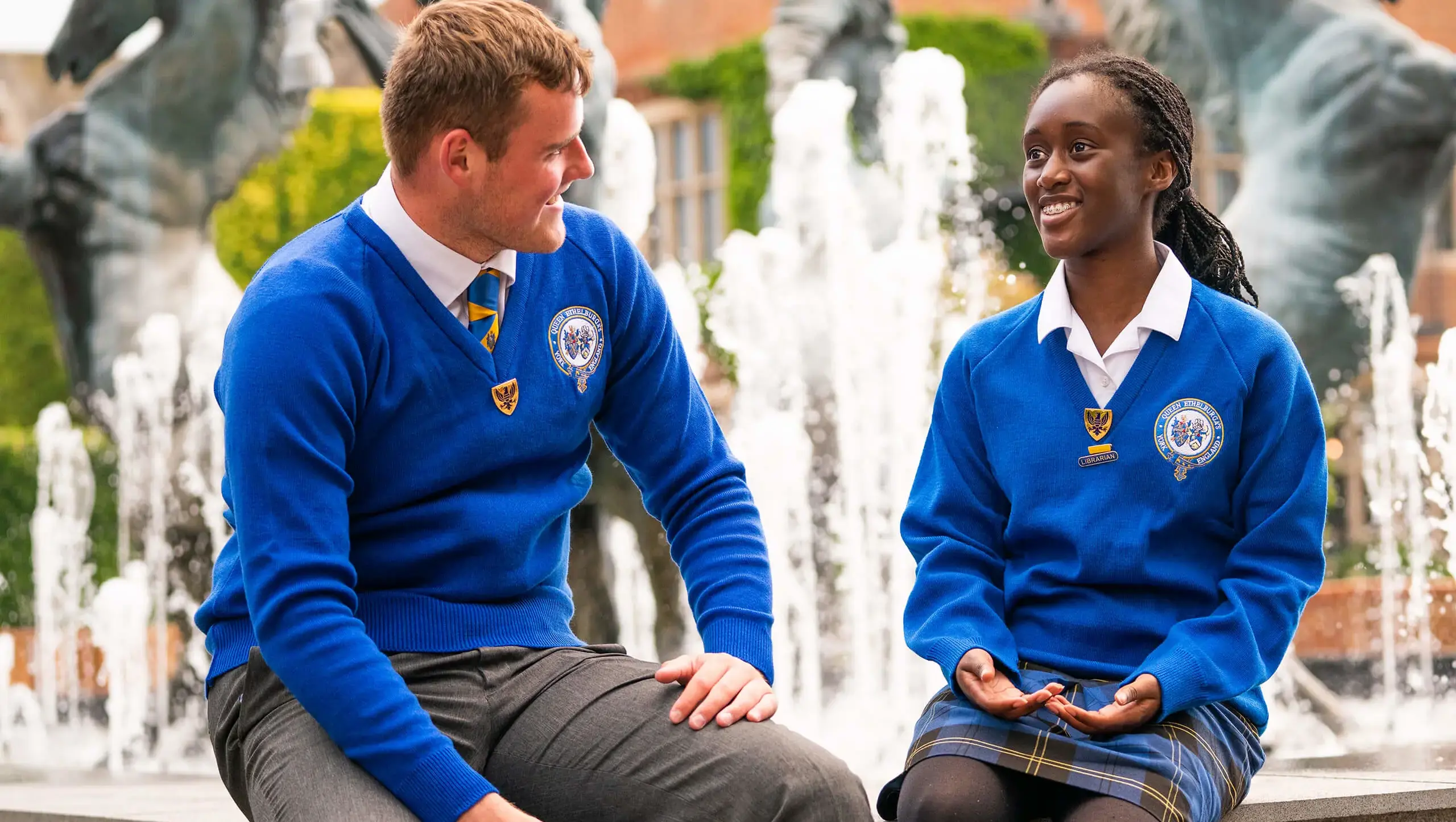 Senior school students at Queen Ethelburga's