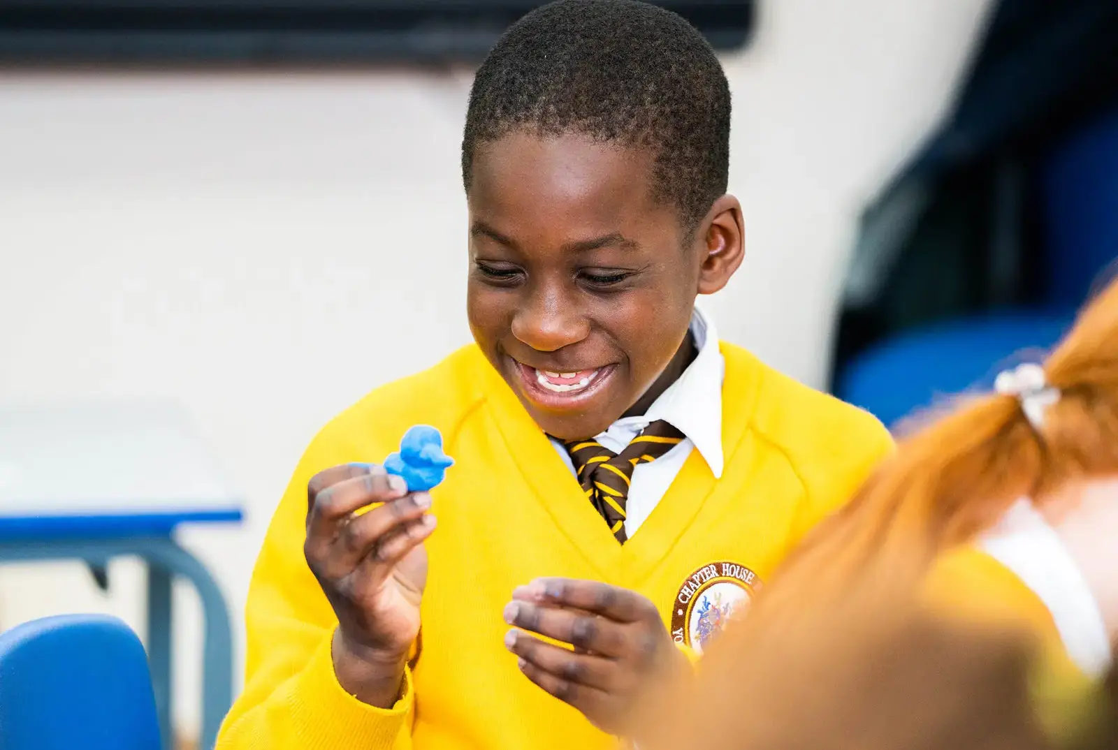 A happy Chapter House pupil.