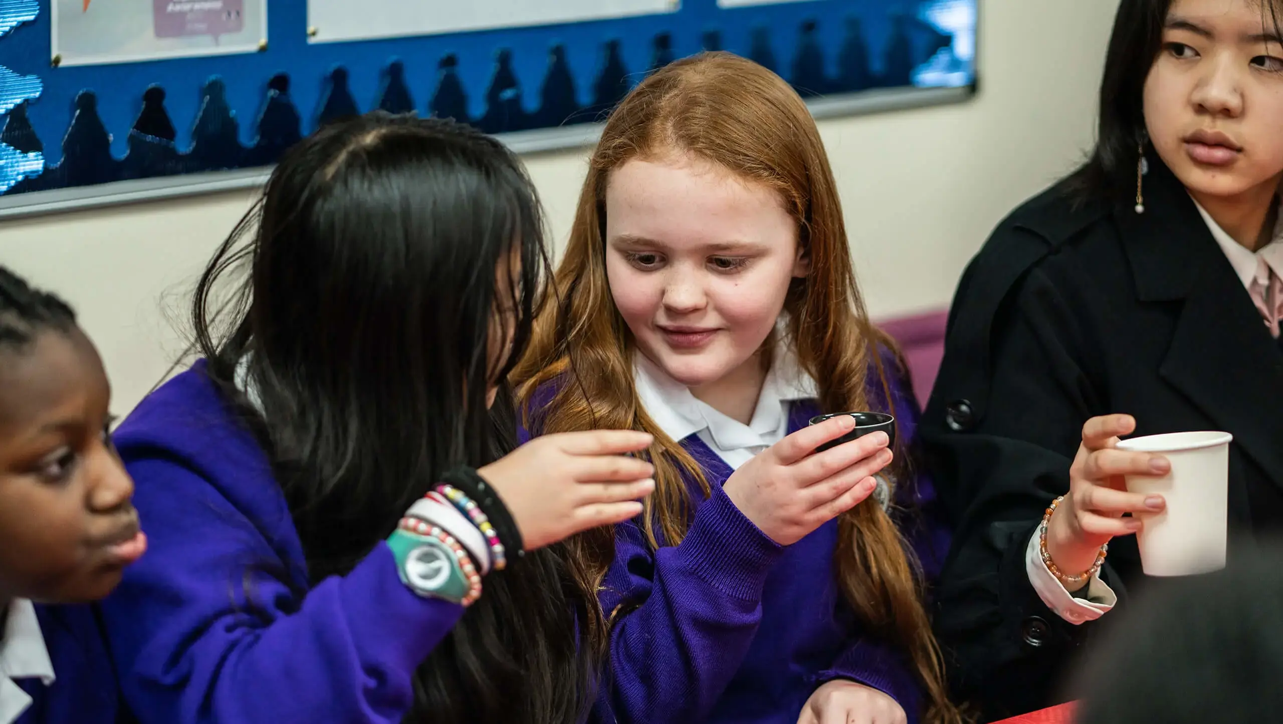 King's Magna Middle School pupils enjoying time together