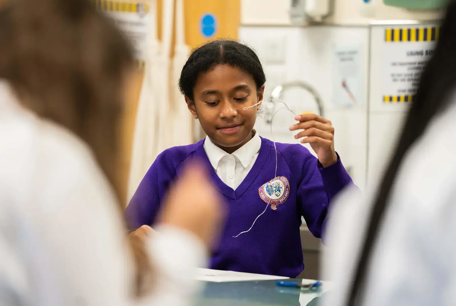 Pupils at Queen Ethelburga's