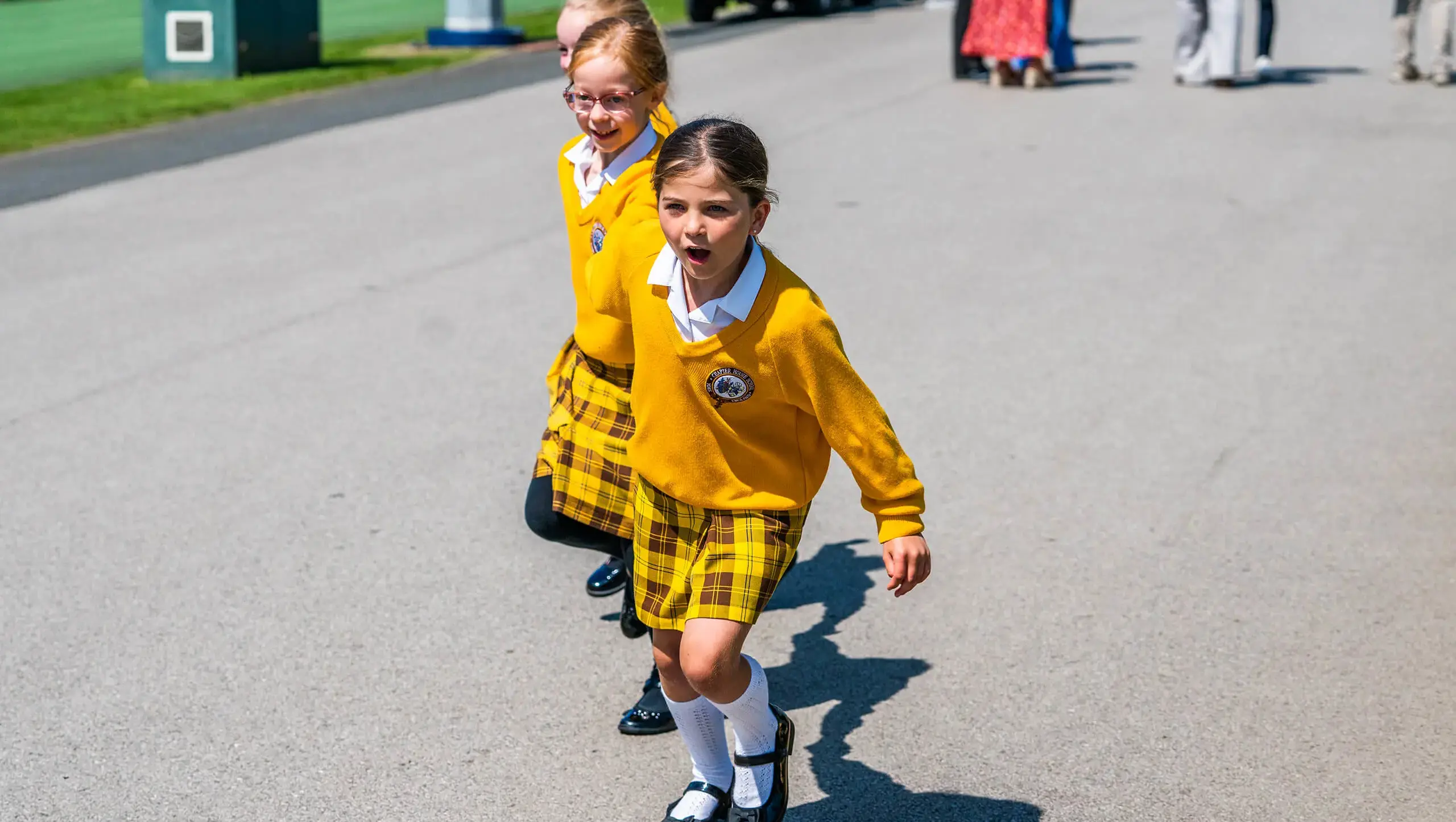 Young pupils at Queen Ethelburga's