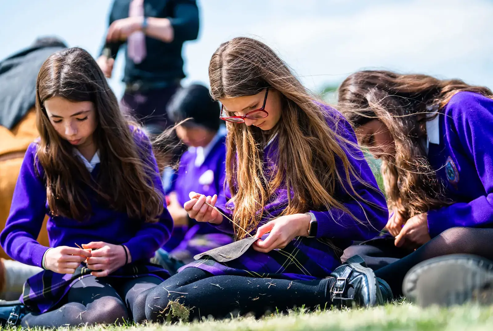 Pupils at Queen Ethelburga's