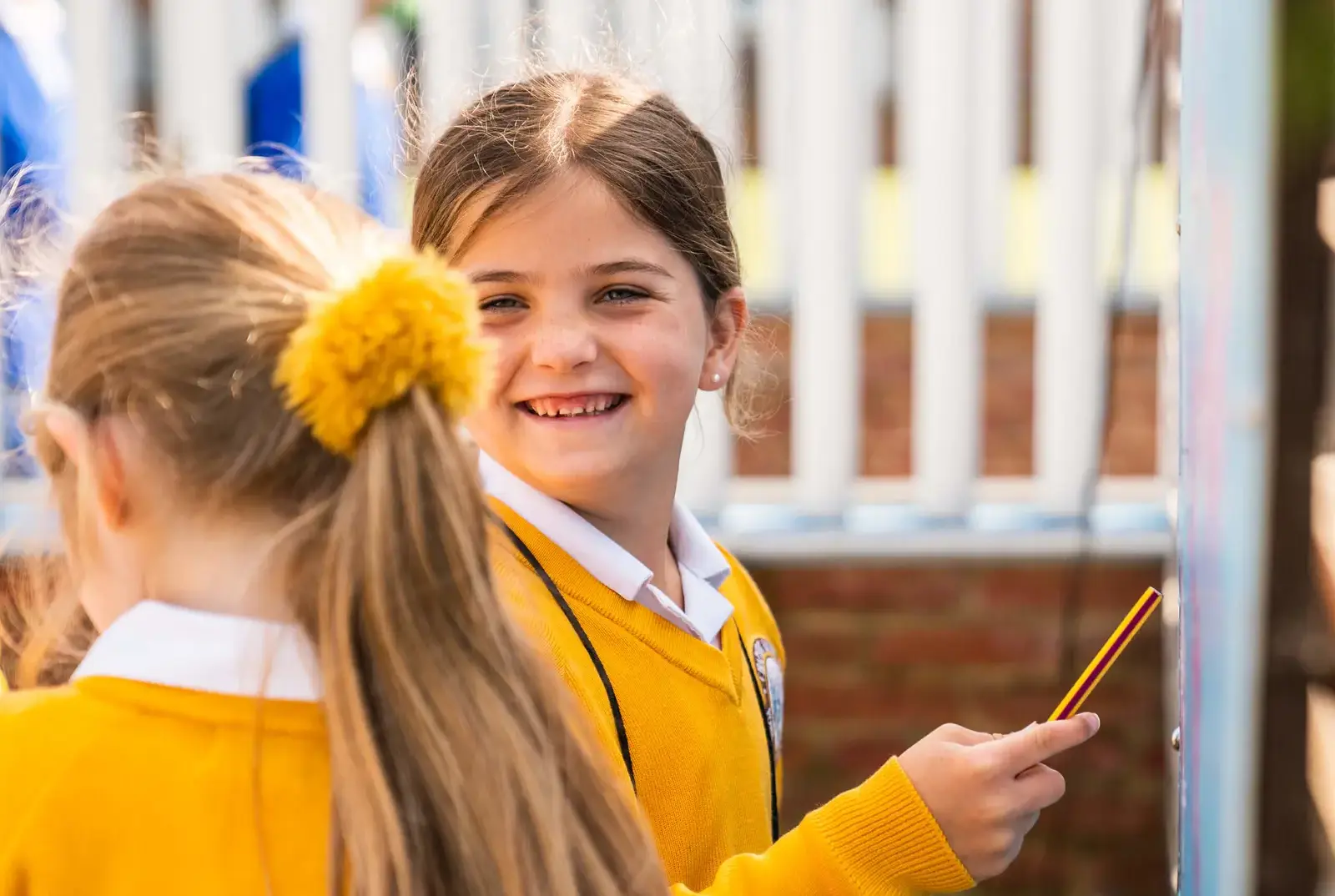 Pupils at Queen Ethelburga's